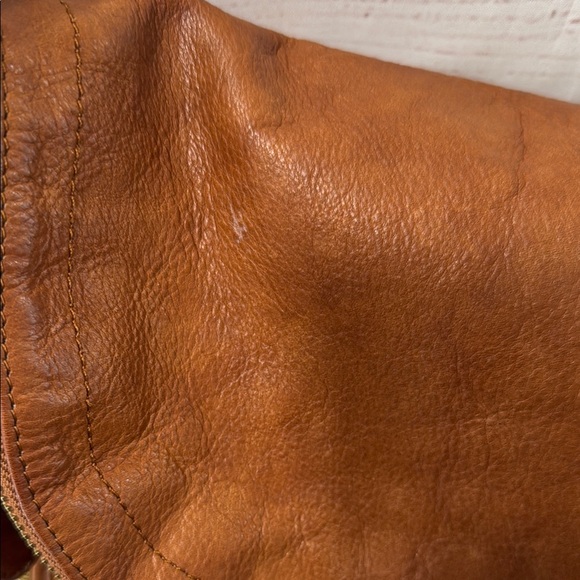 Anthropologie tan brown Leather Crossbody Bag Sabina New York Leather Crossbody - Picture 3 of 16